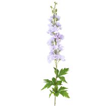 daiktų Dirbtinės gėlės Delphinium šviesiai violetinės ant stiebo 90cm 2vnt