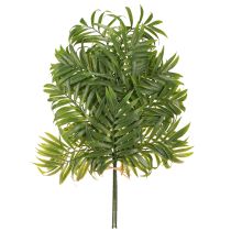 daiktų Dirbtinės palmės lapeliai Dirbtiniai žalieji augalai 56cm 3vnt