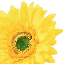 daiktų Dirbtinės gėlės gerbera saulėtai geltona 47cm