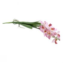 daiktų Dirbtinė Orchidėja Rožinė Balta Dirbtinė gėlė Orchidėja 73cm