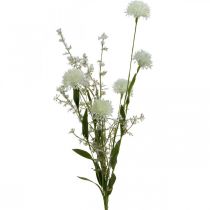 Dirbtinės pievos gėlės baltos šilko gėlių puokštės dirbtinės gėlės