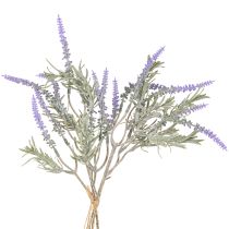 daiktų Dirbtinės levandos Dirbtiniai augalai Violetinė 38cm 3 Kekė 9vnt