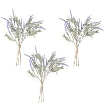 daiktų Dirbtinės levandos Dirbtiniai augalai Violetinė 38cm 3 Kekė 9vnt