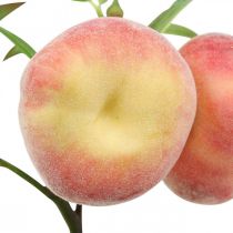 Dirbtinė persiko šakelė 24cm deco persikų dirbtiniai vaisiai