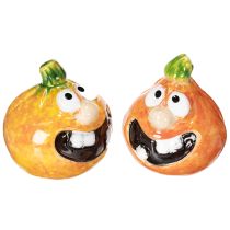daiktų Dekoratyvinė moliūgo figūrėlė kaip smagi rudens puošmena, 6 cm, 2 vnt.