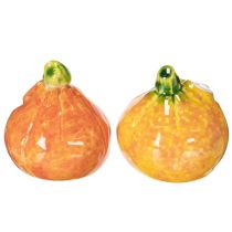 daiktų Dekoratyvinė moliūgo figūrėlė kaip smagi rudens puošmena, 6 cm, 2 vnt.