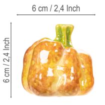daiktų Dekoratyviniai moliūgai rudens stalo dekoravimui, 6 cm, 2 vnt.