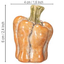daiktų Moliūgų rinkinys: Maži dekoratyviniai moliūgai rudens dekoracijoms, 5 cm, 3 dalys