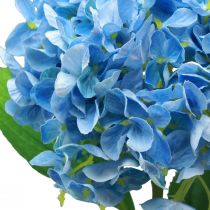 daiktų Dirbtinių gėlių dekoracija hortenzija dirbtinė mėlyna 69cm