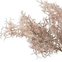Dirbtinių gėlių puošmena, koralo šakelė, dekoratyvinės šakelės balta ruda 40cm 4vnt
