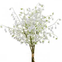 Dirbtinės gėlės, dirbtinės pakalnutės dekoracija balta 38cm 5vnt