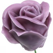 Dirbtinės rožės alyvinis vaškas rožės deko rožės vaškas Ø6cm 18 vnt