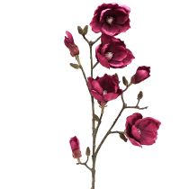 daiktų Dirbtinės magnolijos šakelė Dirbtinės gėlės Bordo L100cm