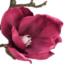 daiktų Dirbtinės magnolijos šakelė Dirbtinės gėlės Bordo L100cm