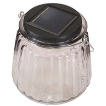 daiktų LED sodo apšvietimas stiklinis saulės kolektorius, skirtas pakabinti Violetinė Ø10,5cm 2vnt