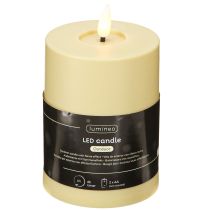 daiktų LED žvakė lauko laikmatis Liepsnos efektas Žalia Beige H12cm