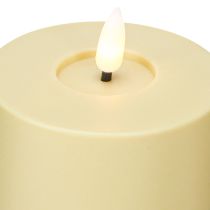 daiktų LED žvakė lauko laikmatis Liepsnos efektas Žalia Beige H12cm