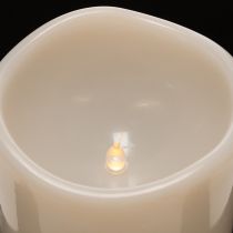 daiktų Didelė LED žvakė, maitinama baterijomis, su laikmačiu, šiltai balta, skirta lauko sąlygoms, 25 cm
