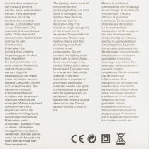 daiktų LED girlianda, 50 lempučių, maitinama baterijomis, 5 m, šiltai balta