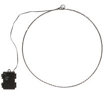 daiktų Pakabinamas metalinis LED žiedas 110L šiltai baltas, Ø35cm