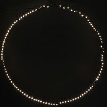 daiktų Pakabinamas metalinis LED žiedas 110L šiltai baltas, Ø35cm