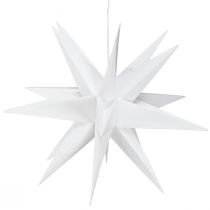 daiktų LED žvaigždė 3D balta laikmačio baterija išorėje Ø30cm H74cm