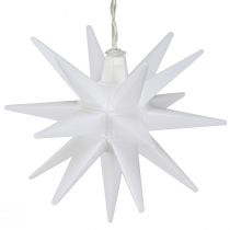 daiktų LED žvaigždės išorėje baltos šviesos žvaigždės baterija Ø12cm H66cm