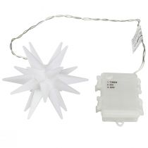daiktų LED žvaigždės išorėje baltos šviesos žvaigždės baterija Ø12cm H66cm