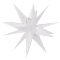 daiktų Dekoratyvinė LED žvaigždė, šiltai balta, lauko, su laikmačiu, 40 cm