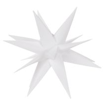 daiktų Dekoratyvinė LED žvaigždė, šiltai balta, lauko, su laikmačiu, 40 cm