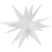 daiktų LED žvaigždė Kalėdų žvaigždė šiltai balta laikmatis lauko 60 cm