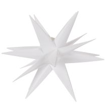 daiktų LED žvaigždė Kalėdų žvaigždė šiltai balta laikmatis lauko 60 cm