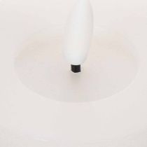 daiktų LED XL arbatinės žvakės, baltos, tikro vaško, su laikmačiu, šiltai balta spalva, 6 cm, 2 vnt.