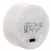 daiktų LED XL arbatinės žvakės, baltos, tikro vaško, su laikmačiu, šiltai balta spalva, 6 cm, 2 vnt.