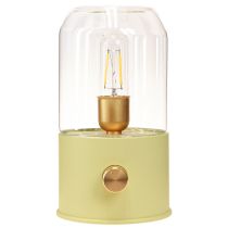 daiktų LED stalinis šviestuvas retro stalinis šviestuvas šiltai balta žalia H19.5cm