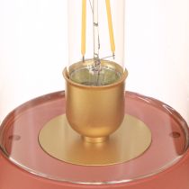 daiktų LED stalinis šviestuvas retro LED šviestuvas šiltai baltas rudas H19,5cm