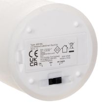 daiktų LED koloninė žvakė, mirksinti, su laikmačiu, Ø7cm, 16cm