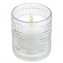 LED žvakių vaško stulpelis žvakių LED žibintas Ø8.5cm H10cm