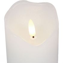 daiktų LED žvakė su laikmačiu tikro vaško stulpo žvakė Ø7cm H9cm