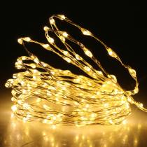 daiktų Šviesos grandinėlė LED šviesos viela šiltai balta 189LED 3m