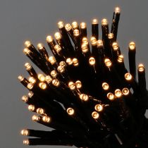 LED ryžių šviesos grandinėlė 180s 13,5m juoda/šiltai balta
