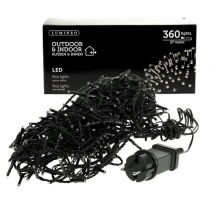 daiktų LED ryžių šviesos grandinėlė 360 27m šiltai balta lauke/viduje