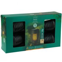 daiktų LED saulės fakelai sodo liepsnos efekto balkonas H38cm 4 vnt