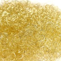Tinsel metalic curly gold 50g