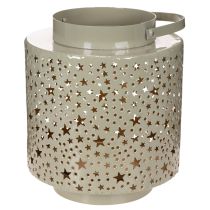 daiktų Žibintas su žvaigždžių raštu, metalinis, žalias, 31 cm