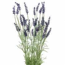 daiktų Dirbtinis levandų krūmas violetinis 51cm