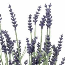daiktų Dirbtinis levandų krūmas violetinis 51cm