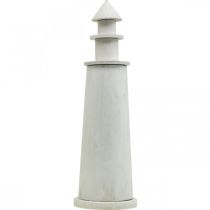 daiktų Lighthouse Shabby Chic Cream Maritime Deco Ø13cm H41.5cm