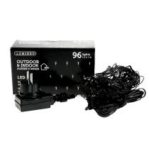daiktų Šviesos tinklas LED 1,3 x 1m 96, skirtas lauke šiltai baltai