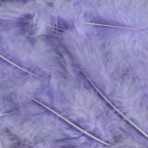 daiktų Purple Feathers Fluffy Craft Supplies Spring 5-10cm 20g